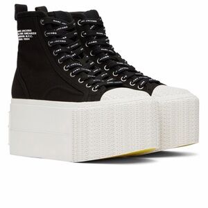 Marc Jacobs Black and White Platform High-Tops